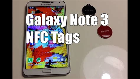 samsung galaxy note 3 nfc tags|Samsung nfc settings.